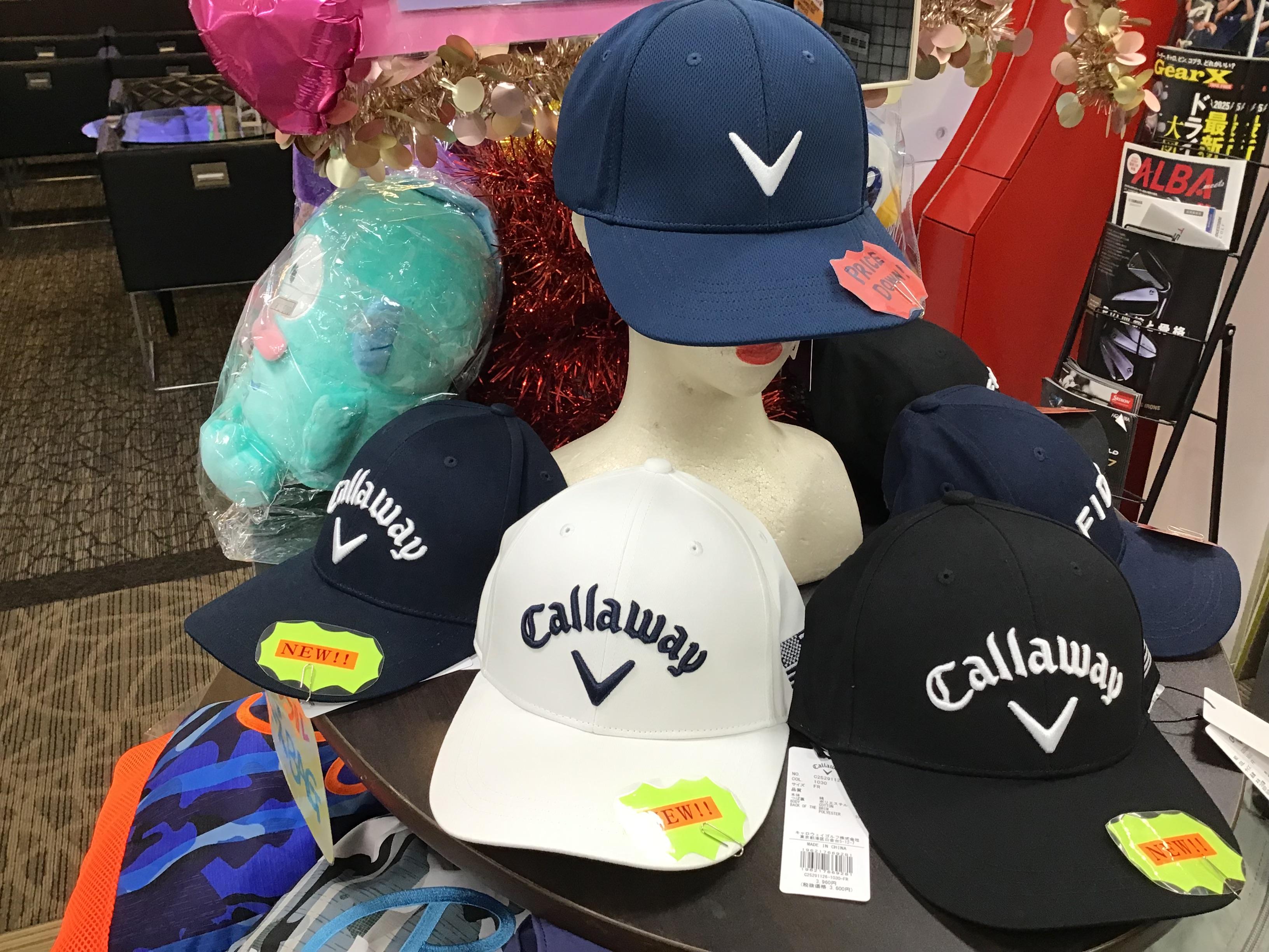 帽子多数入荷しました！！｜四條畷店（忍ケ丘ゴルフセンター内